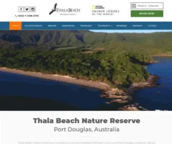 Thalabeach.com.au(Thala Beach Nature Reserve Resort) Screenshot