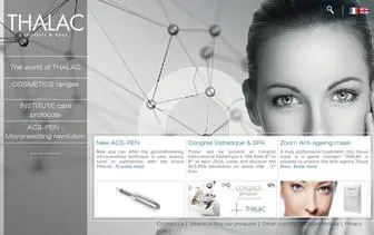 Thalac-Cosmetics.com(Thalac) Screenshot