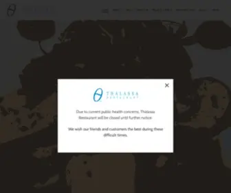 Thalassanyc.com(Thalassa Restaurant) Screenshot