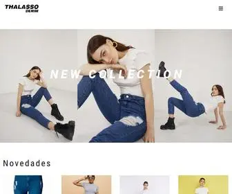 Thalassodenim.com(Thalasso Denim) Screenshot