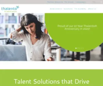Thalento.com(Comprehensive) Screenshot