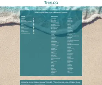 Thalgo.com(Produit de beauté) Screenshot