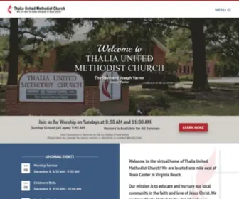Thaliaumc.org(Thalia United Methodist Church) Screenshot
