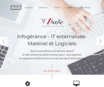 Thalie.fr(Accueil) Screenshot