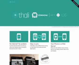 Thaliproject.org(Thali is an open) Screenshot