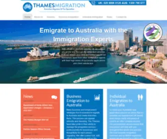 Thamesmigration.com(Talk to the Migration and Visa Experts now) Screenshot