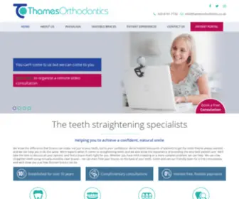 Thamesorthodontics.co.uk(Teeth Straightening in Thames Ditton) Screenshot