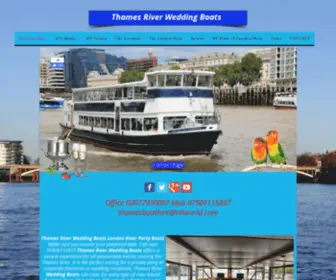 Thamesriverweddingboats.com(Thamesriverweddingboats) Screenshot