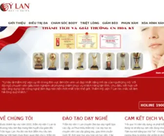Thammyvienylan.vn(Thẩm Mỹ Viện Ý Lan) Screenshot