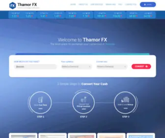 Thamorfx.com(Currency Exchange in Mississauga) Screenshot