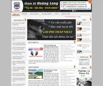 Thamtutuhoanglong.com(Dịch vụ thám tử UY TÍN) Screenshot