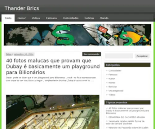 Thanderbrics.com(Thander Brics) Screenshot