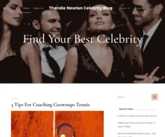 Thandie-Newton.org(Thandie Newton Celebrity Blog) Screenshot