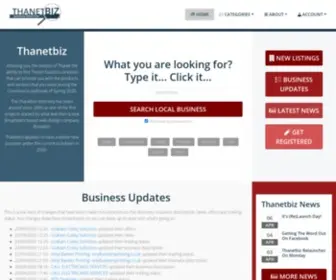 Thanetbiz.co.uk(Thanetbiz Business Directory) Screenshot