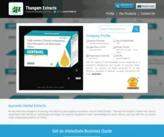 Thangamextracts.com(Thangam Extracts) Screenshot