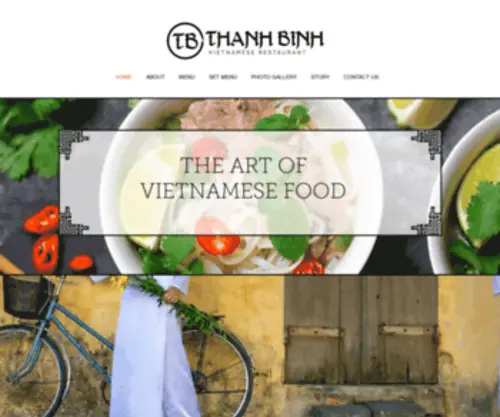 Thanhbinhrestaurant.co.uk(Thanhbinhrestaurant) Screenshot