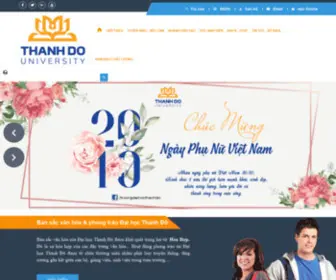 Thanhdo.edu.vn(Trường Đại học Thành Đô) Screenshot