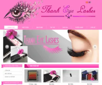 Thanheyelashes.com(Mi gia) Screenshot