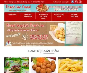 Thanhlanfood.com.vn(Khoai lang kén) Screenshot