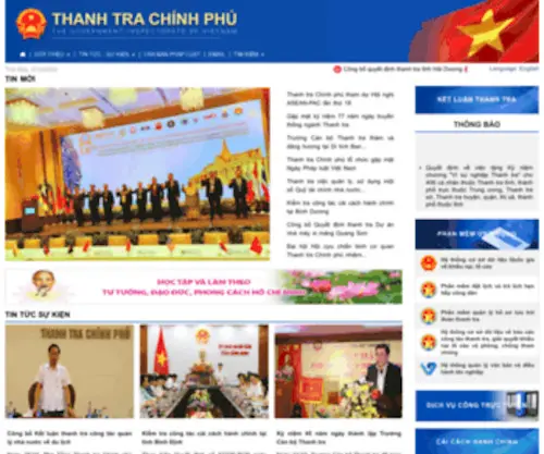 Thanhtra.gov.vn(Chủ) Screenshot