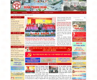 ThanhXuan.gov.vn(Ng th) Screenshot