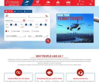 Thanjaitours.com(Thanjai Tours & Travels) Screenshot