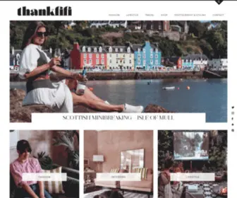 Thankfifi.com(Fashion & Travel Blog) Screenshot