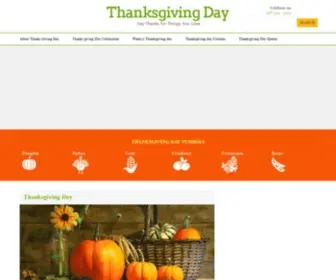 Thanksgiving-Day.org(Festival of Thanksgiving) Screenshot