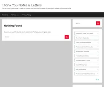 Thankyounotes.net(Thank You Notes & Letters) Screenshot