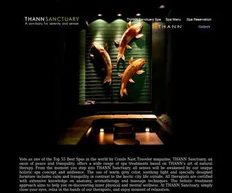 Thannsanctuary.com.hk(A sanctuary for serenity and senses) Screenshot