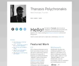 Thanpol.as(Thanos Polychronakis) Screenshot