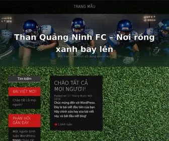 Thanquangninhfc.vn(Than Quảng Ninh FC) Screenshot