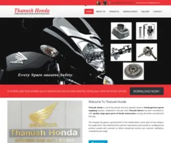 Thanushhonda.co.in(Thanush Honda) Screenshot