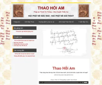 Thaohoiam.vn(Thao Hối Am) Screenshot