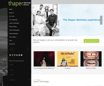 Thaperdentalclinic.com(Best Dentist In Jaipur) Screenshot