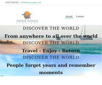 Thapsusvoyages.com(Accueil) Screenshot