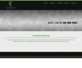 Tharakanconsulting.com(Full Service Marketing) Screenshot
