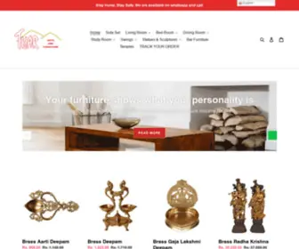 Tharhandicraftgallery.com(Thar Arts & Furniture) Screenshot