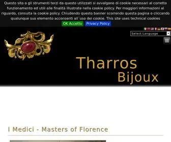 Tharros.com(Tharros Bijoux) Screenshot