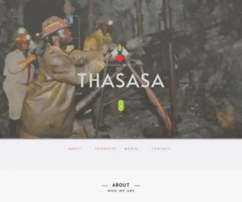 Thasasa.co.za(Mining Solutions) Screenshot