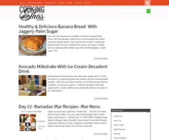 Thasneen.com(Cooking with Thas) Screenshot