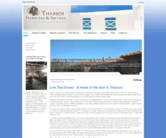 Thassos-Properties.com(Thassos Properties & Services) Screenshot