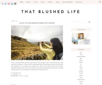 Thatblushedlife.com(That Blushed Life) Screenshot