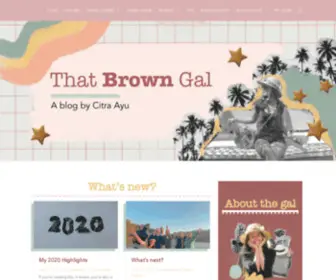 Thatbrowngal.com(That Brown Gal) Screenshot