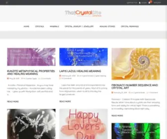 Thatcrystalsite.com(That Crystal Site) Screenshot