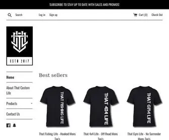 Thatcustomlife.com(ThatcustomLife, thatlifeapparel, custom men’s & womens clothes) Screenshot