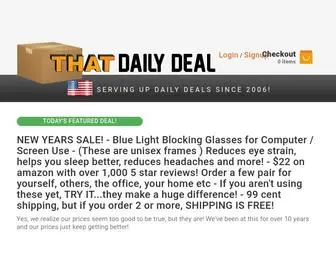 Thatdailydeal.com(THAT Daily Deal) Screenshot
