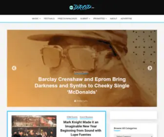 Thatdrop.com(Electronic Dance Music) Screenshot
