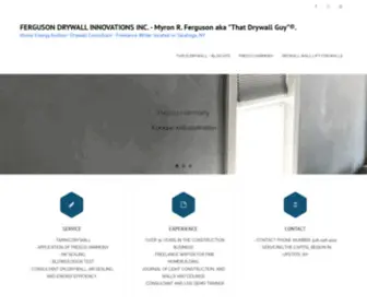 Thatdrywallguy.com(FERGUSON DRYWALL INNOVATIONS INC) Screenshot