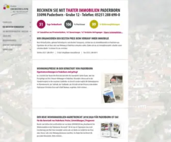 Thater-Immobilien.de(Thater Immobilien) Screenshot